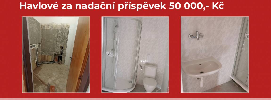 Rekonstrukce koupelen v Azylovém domě