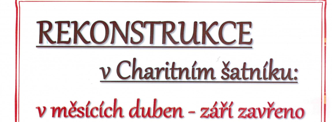 Rekonstrukce v Charitním šatníku