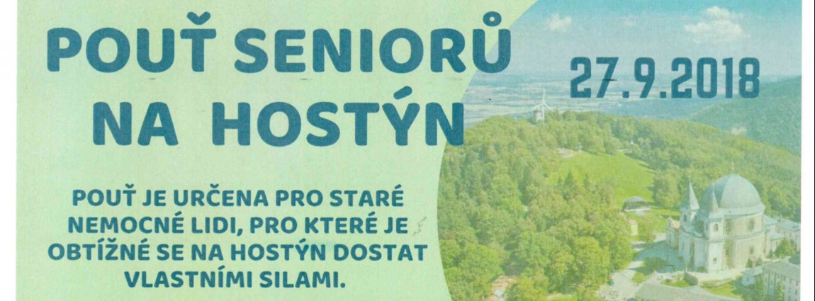 Pouť seniorů na Svatý Hostýn