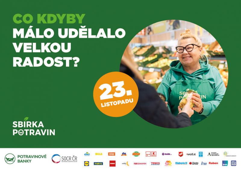 Sb&iacute;rka potravin už v sobotu