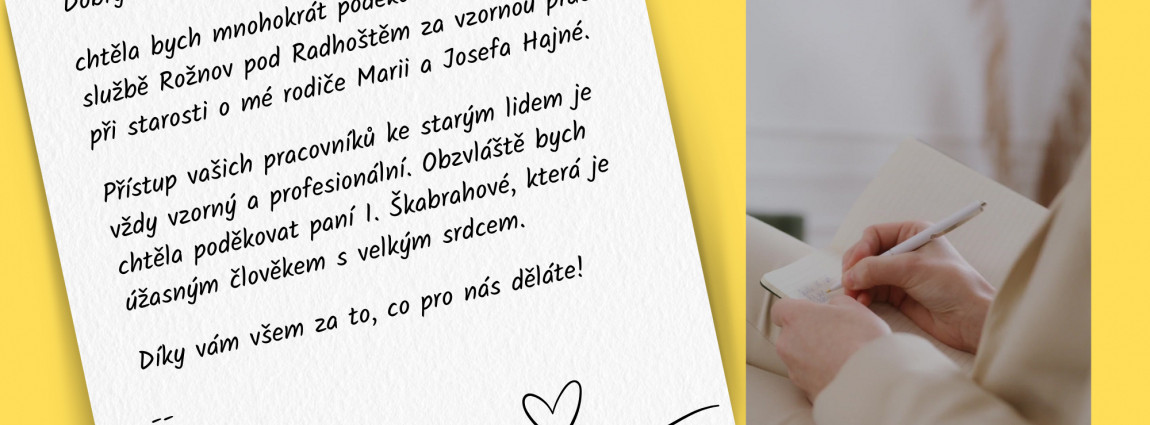 Poděkování
