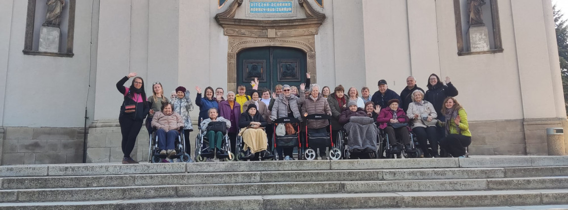 Pouť klientů Charity na Hostýn