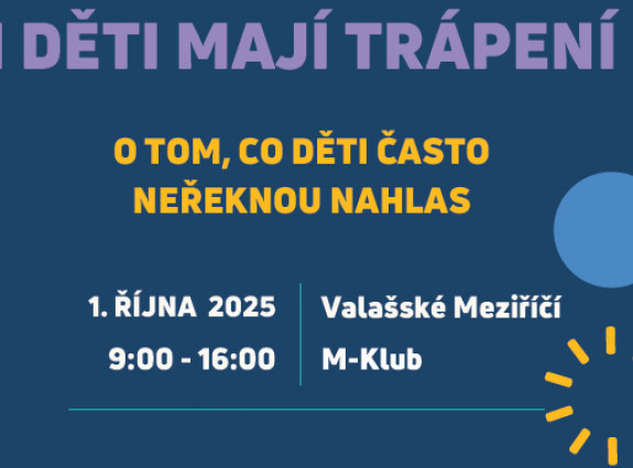 I děti mají trápení – program konference o dětském duševním zdraví