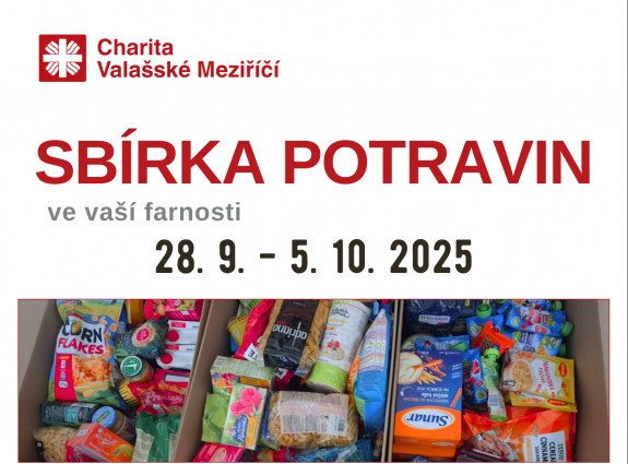 Sbírka potravin ve farnostech