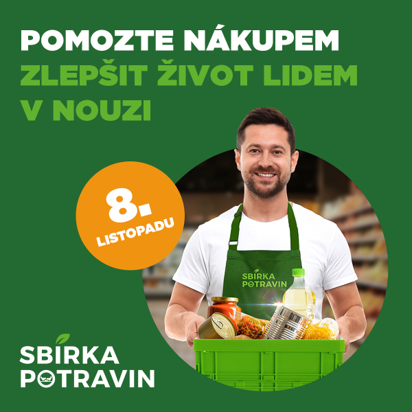 Sb&iacute;rka potravin &ndash; podzimn&iacute; kolo 8. listopadu 2025