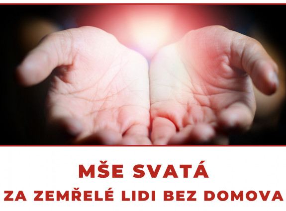 Mše svatá za zemřelé lidi bez domova