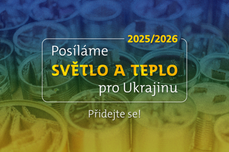 🕯️Pos&iacute;l&aacute;me světlo a teplo pro Ukrajinu🕯️