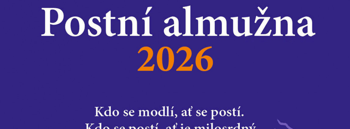 Postn&iacute; almužna 2026