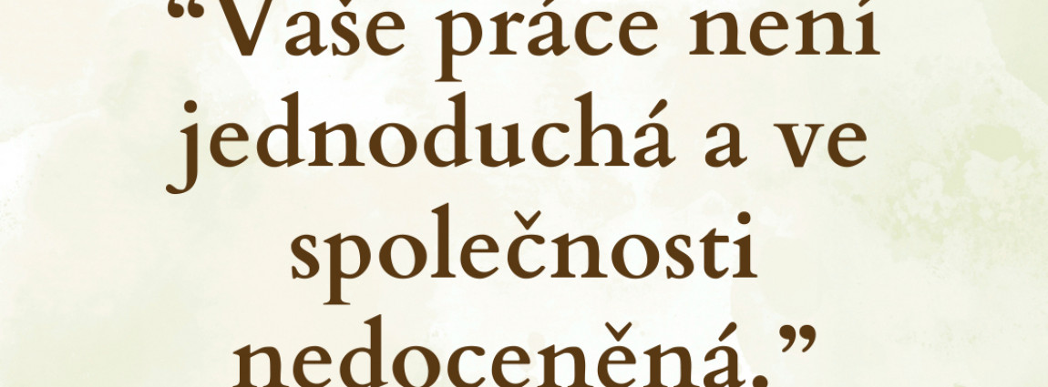 💛 Na&scaron;e pr&aacute;ce m&aacute; smysl 💛