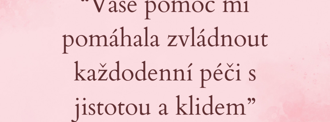 🩷 Na&scaron;e pr&aacute;ce m&aacute; smysl 🩷