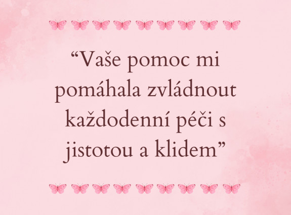 🩷 Na&scaron;e pr&aacute;ce m&aacute; smysl 🩷