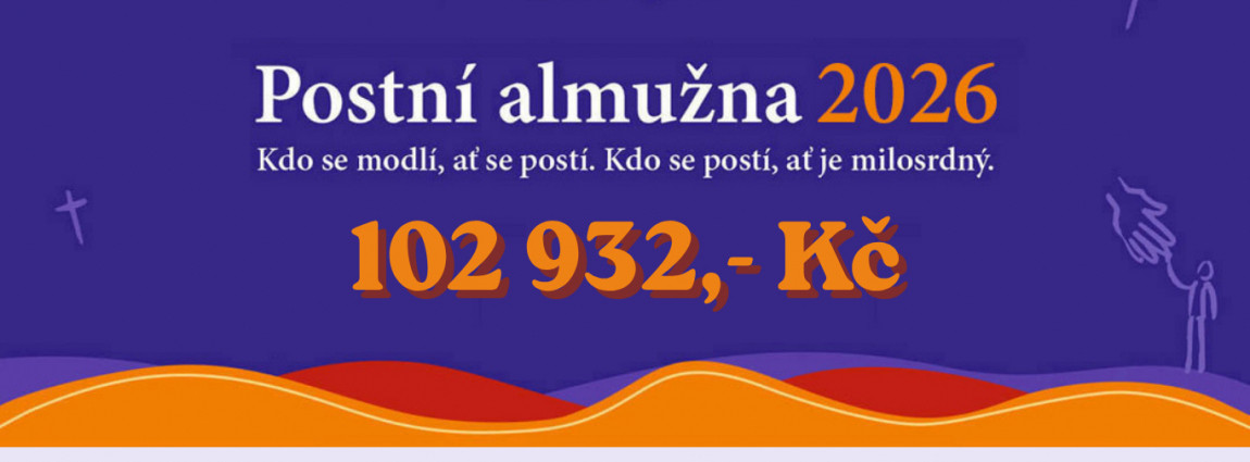 Postn&iacute; almužna 2026