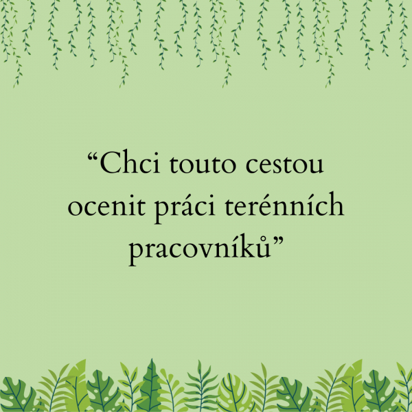 💚 Na&scaron;e pr&aacute;ce m&aacute; smysl 💚