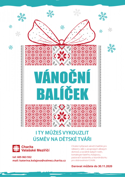 V&Aacute;NOČN&Iacute; BAL&Iacute;ČEK PRO DĚTI Z UKRAJINY