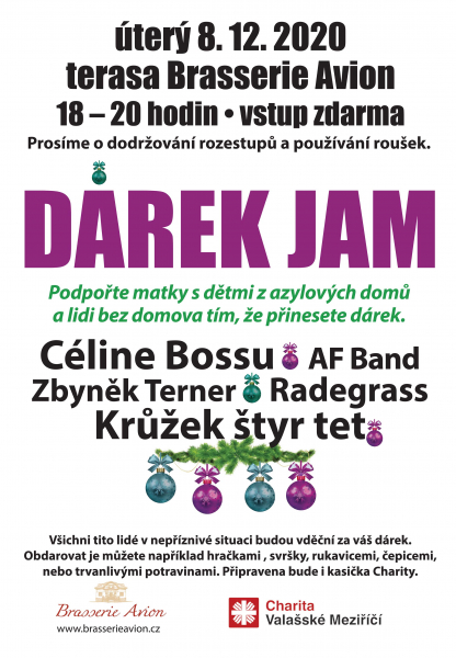 D&Aacute;REK JAM v Rožnově pod Radho&scaron;těm