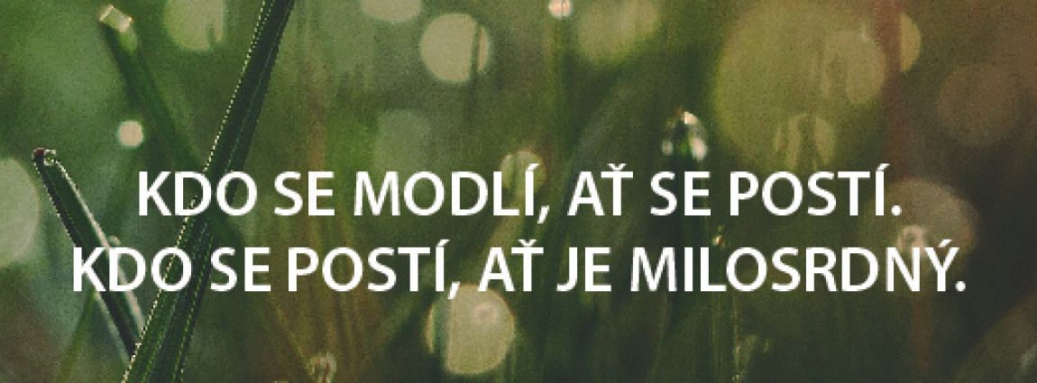 Postní almužna