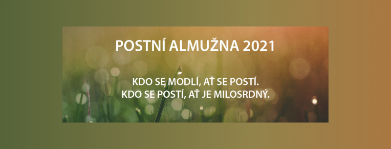 Postn&iacute; almužna 2021