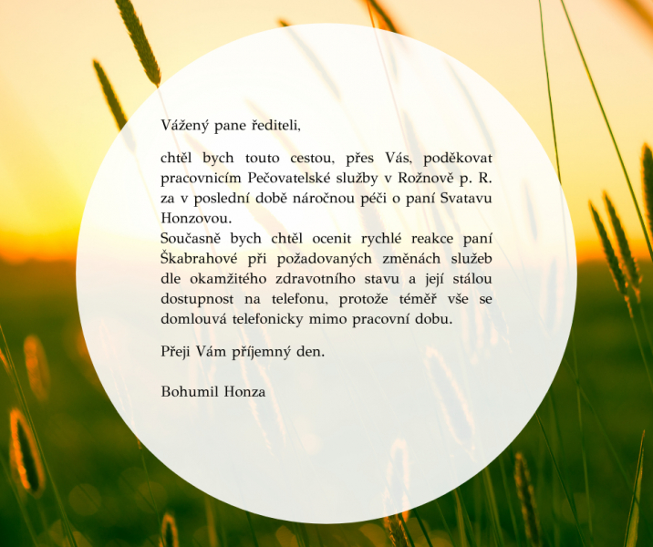 Poděkov&aacute;n&iacute; pro na&scaron;e pracovn&iacute;ky