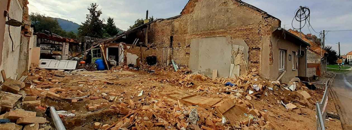 Sbírka pro osoby zasažené výbuchem v Koryčanech