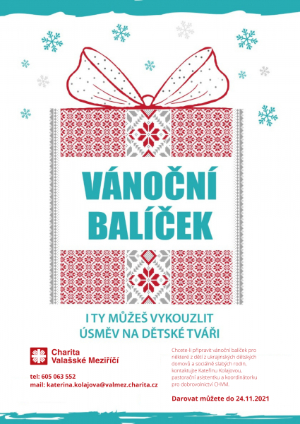 V&Aacute;NOČN&Iacute; BAL&Iacute;ČEK PRO DĚTI Z&nbsp;UKRAJINY