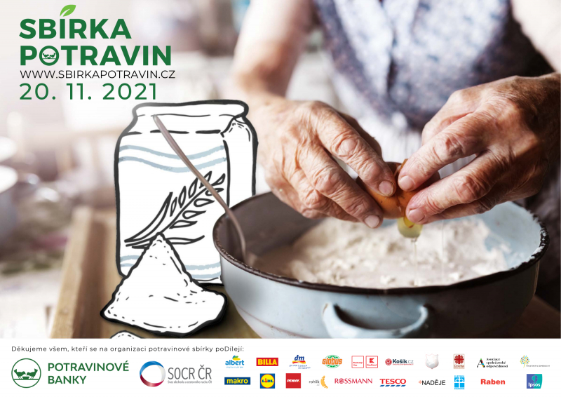 Sb&iacute;rka potravin bude v sobotu 20. listopadu!