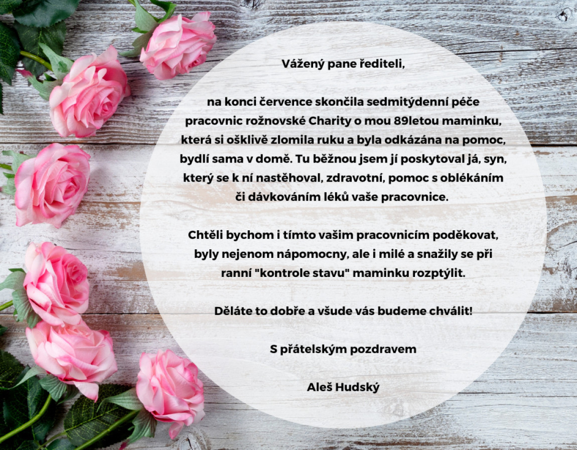 Poděkování