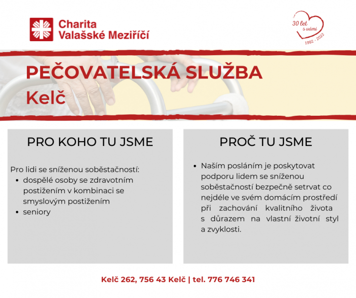 Pečovatelsk&aacute; služba Kelč