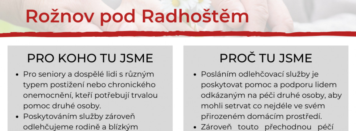 Odlehčovací služba Rožnov pod Radhoštěm