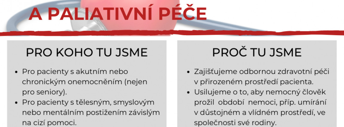 Domácí zdravotní a paliativní péče