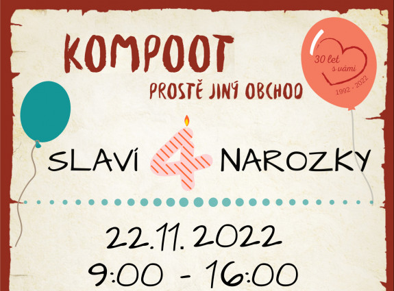 Kompoot slaví 4. narozeniny