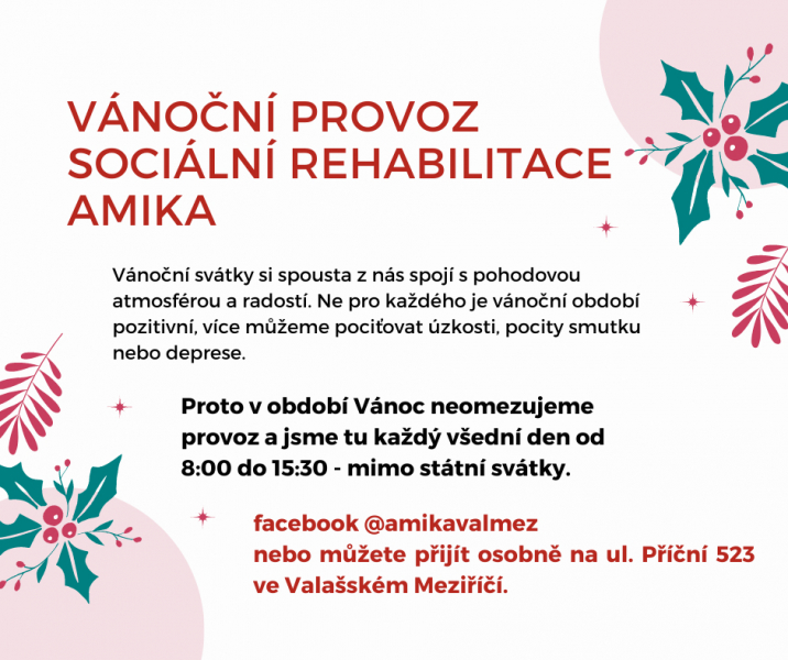 Amika je tu pro v&aacute;s i mezi sv&aacute;tky