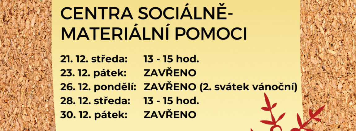 V&aacute;nočn&iacute; provoz Centra soci&aacute;lně-materi&aacute;ln&iacute; pomoci