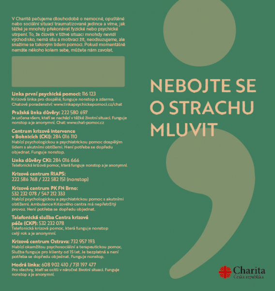Nebojte se o strachu mluvit!