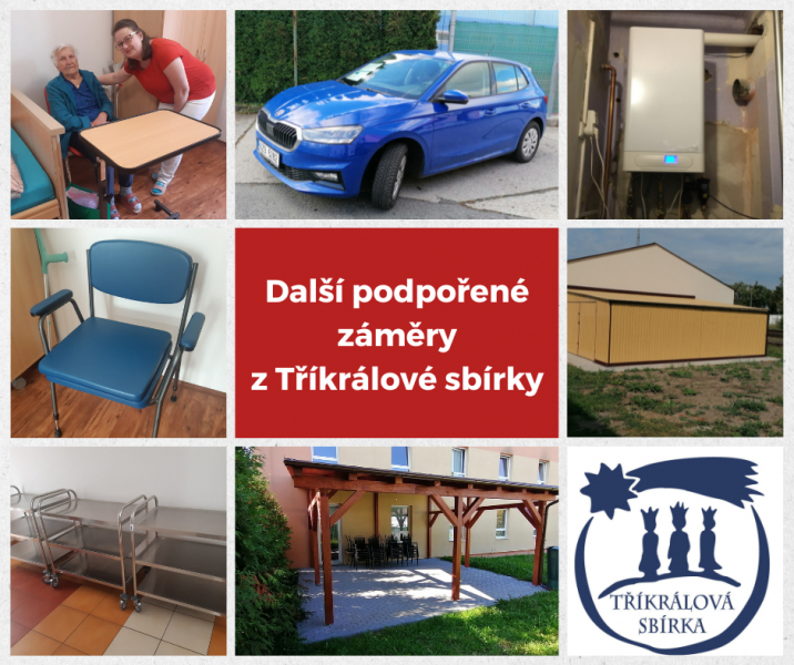 Dal&scaron;&iacute; z&aacute;měry podpořen&eacute; z Tř&iacute;kr&aacute;lov&eacute; sb&iacute;rky 2022