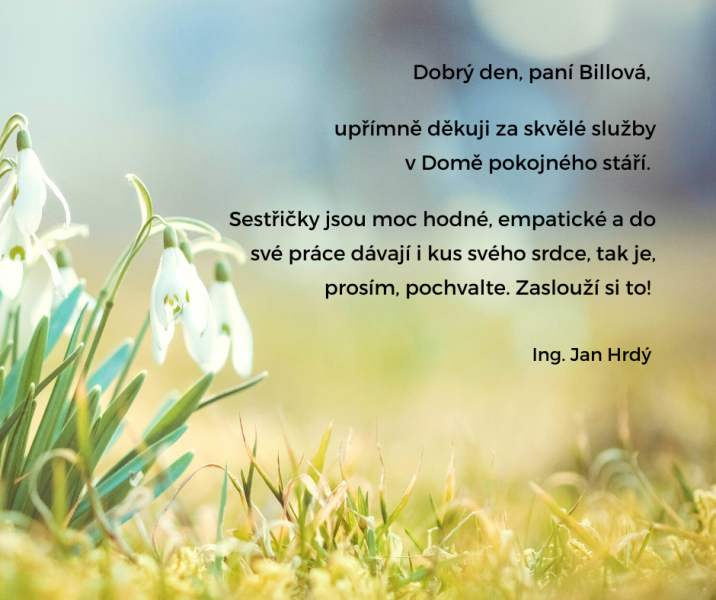 Poděkov&aacute;n&iacute;