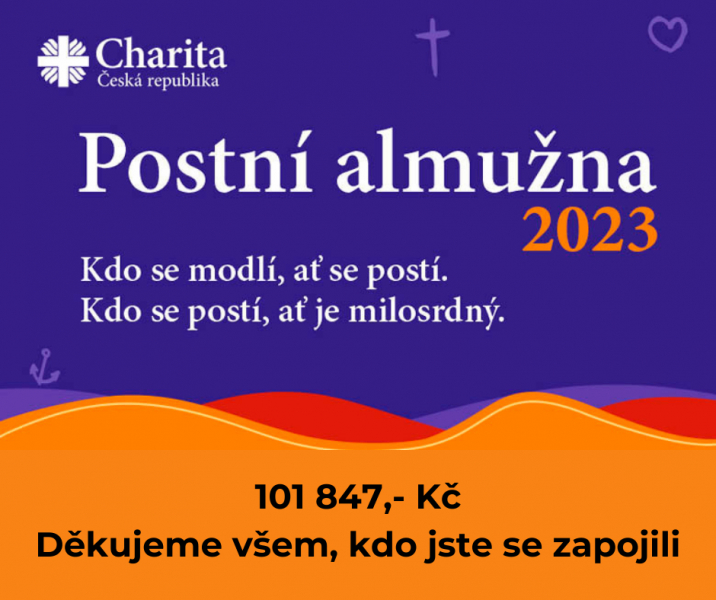 Postn&iacute; almužna 2023