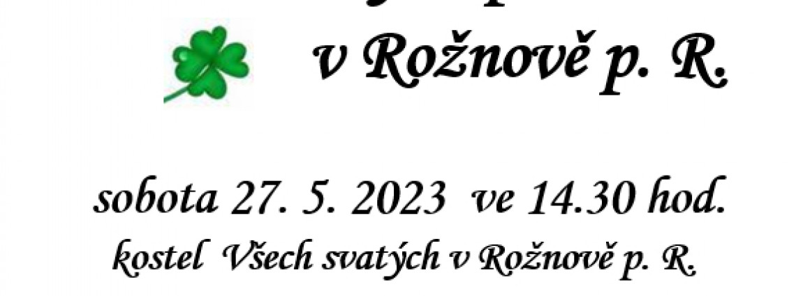 Zveme v&aacute;s na benefičn&iacute; koncert Ros&eacute;nky