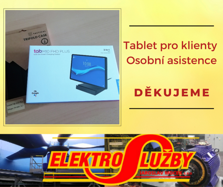Tablet pro Osobn&iacute; asistenci