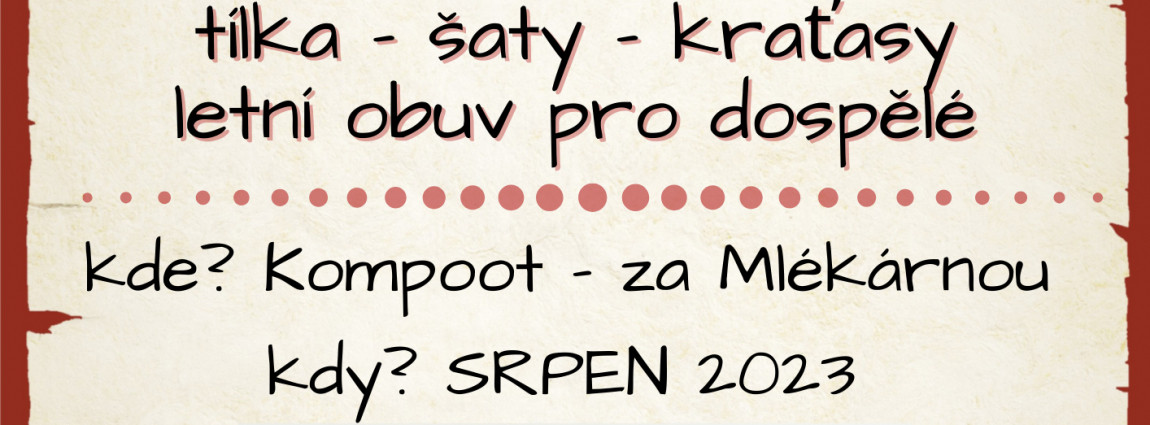Letn&iacute; v&yacute;prodej v Kompootu