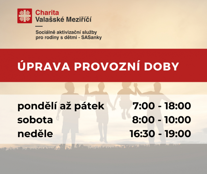 SASanky měn&iacute; provozn&iacute; dobu