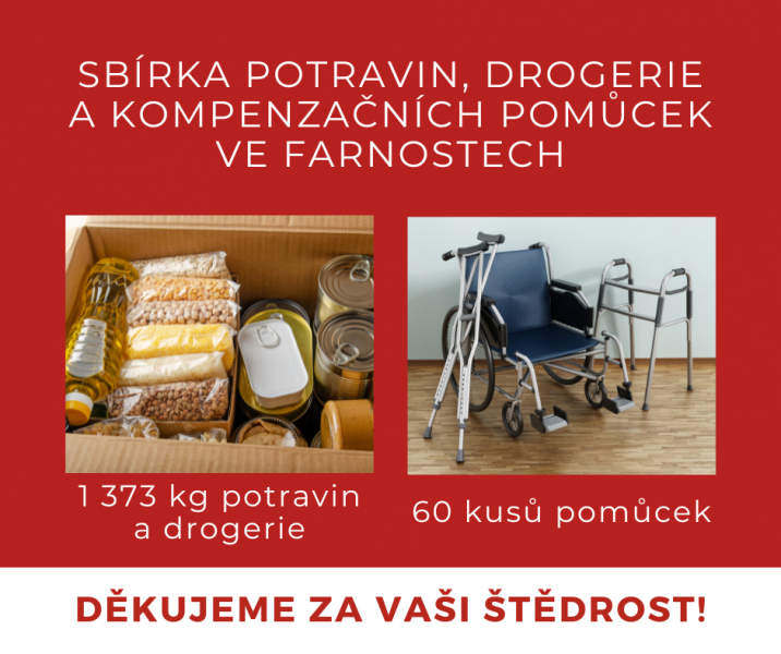 Sb&iacute;rka potravin a drogerie ve farnostech
